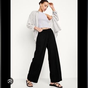 NWT Old Navy Stretchtech High-Rise Wide Leg Pants